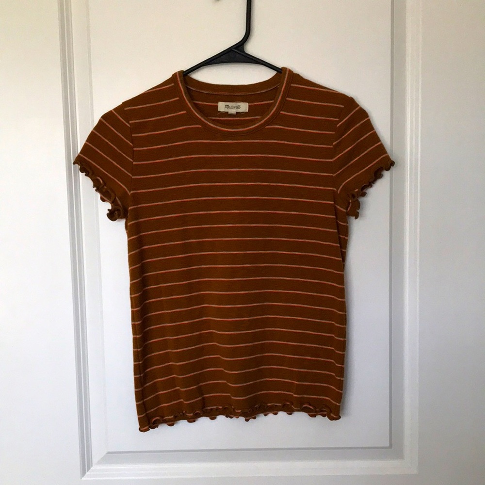 Madewell Auburn Striped Tee Shirt